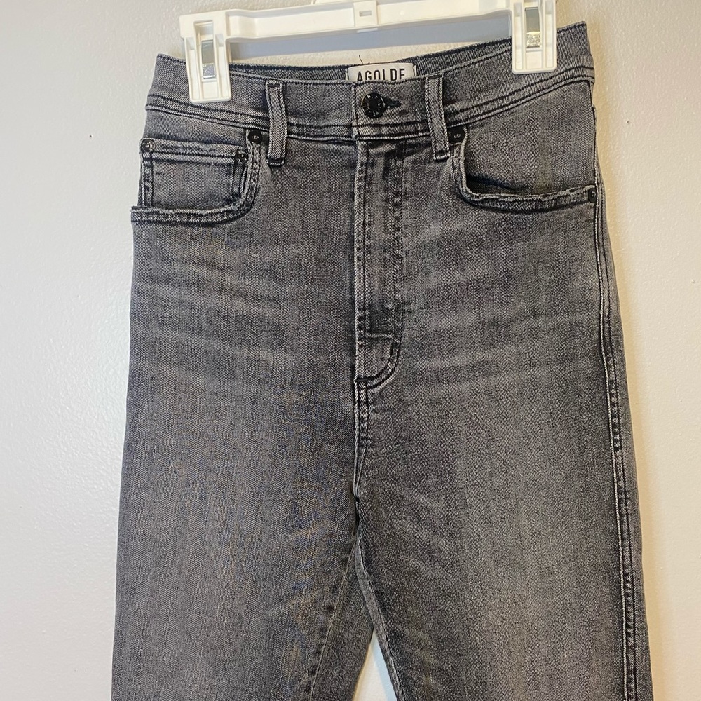 AGOLDE | Roxanne Super High-Rise Skinny in Slacker - Picture 3 of 9